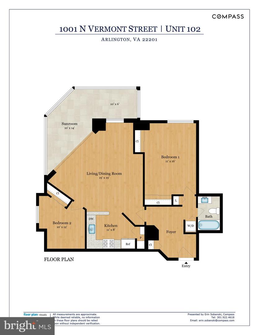 1001 N VERMONT ST #102, ARLINGTON, Virginia 22201, 2 Bedrooms Bedrooms, ,1 BathroomBathrooms,Residential,For sale,1001 N VERMONT ST #102,VAAR2064744 MLS # VAAR2064744