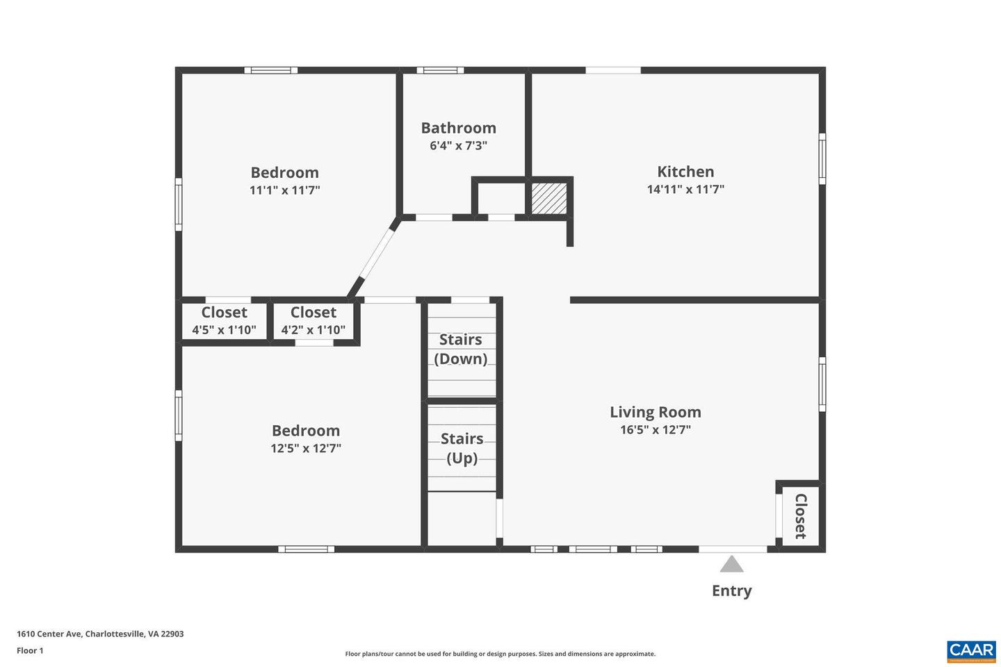 1610 CENTER AVE, CHARLOTTESVILLE, Virginia 22903, 4 Bedrooms Bedrooms, ,1 BathroomBathrooms,Residential,For sale,1610 CENTER AVE,669874 MLS # 669874