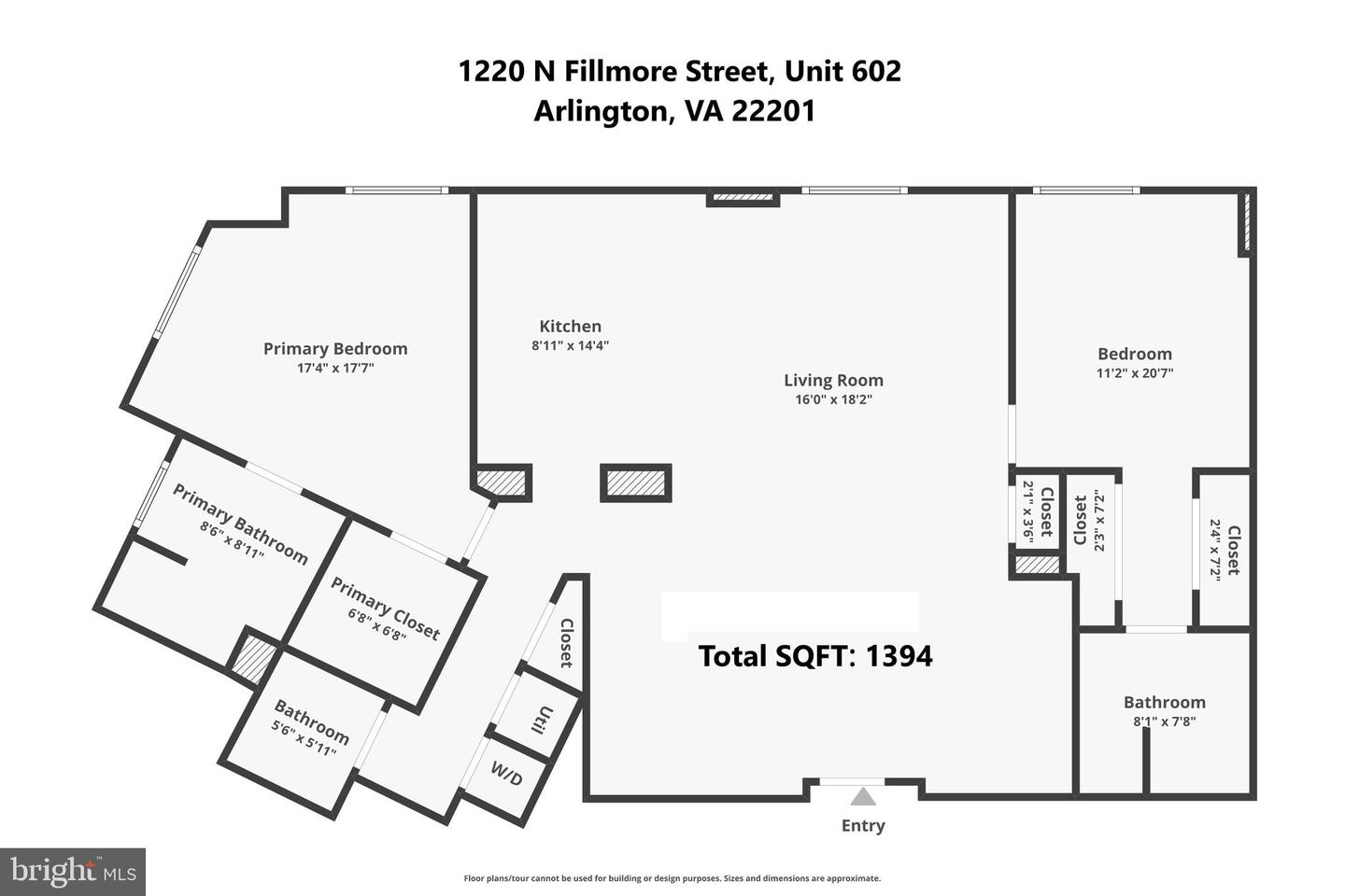 1220 N FILLMORE ST #602, ARLINGTON, Virginia 22201, 2 Bedrooms Bedrooms, ,2 BathroomsBathrooms,Residential,For sale,1220 N FILLMORE ST #602,VAAR2064896 MLS # VAAR2064896