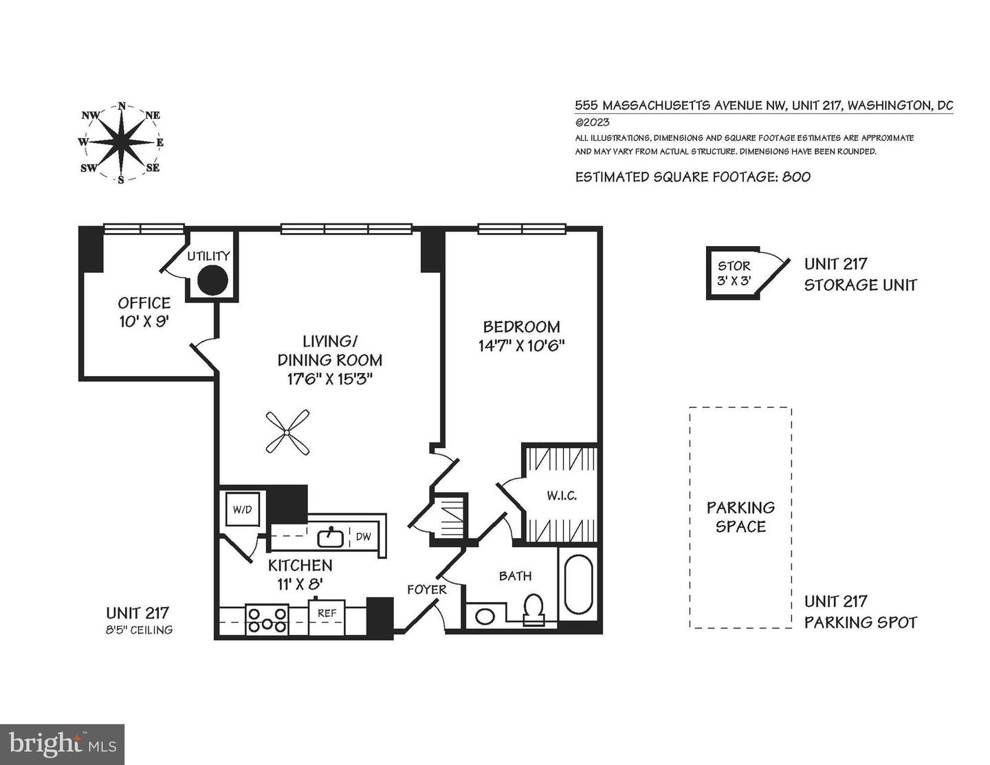 555 MASSACHUSETTS AVE NW #217, WASHINGTON, District Of Columbia 20001, 2 Bedrooms Bedrooms, ,1 BathroomBathrooms,Residential,For sale,555 MASSACHUSETTS AVE NW #217,DCDC2226474 MLS # DCDC2226474