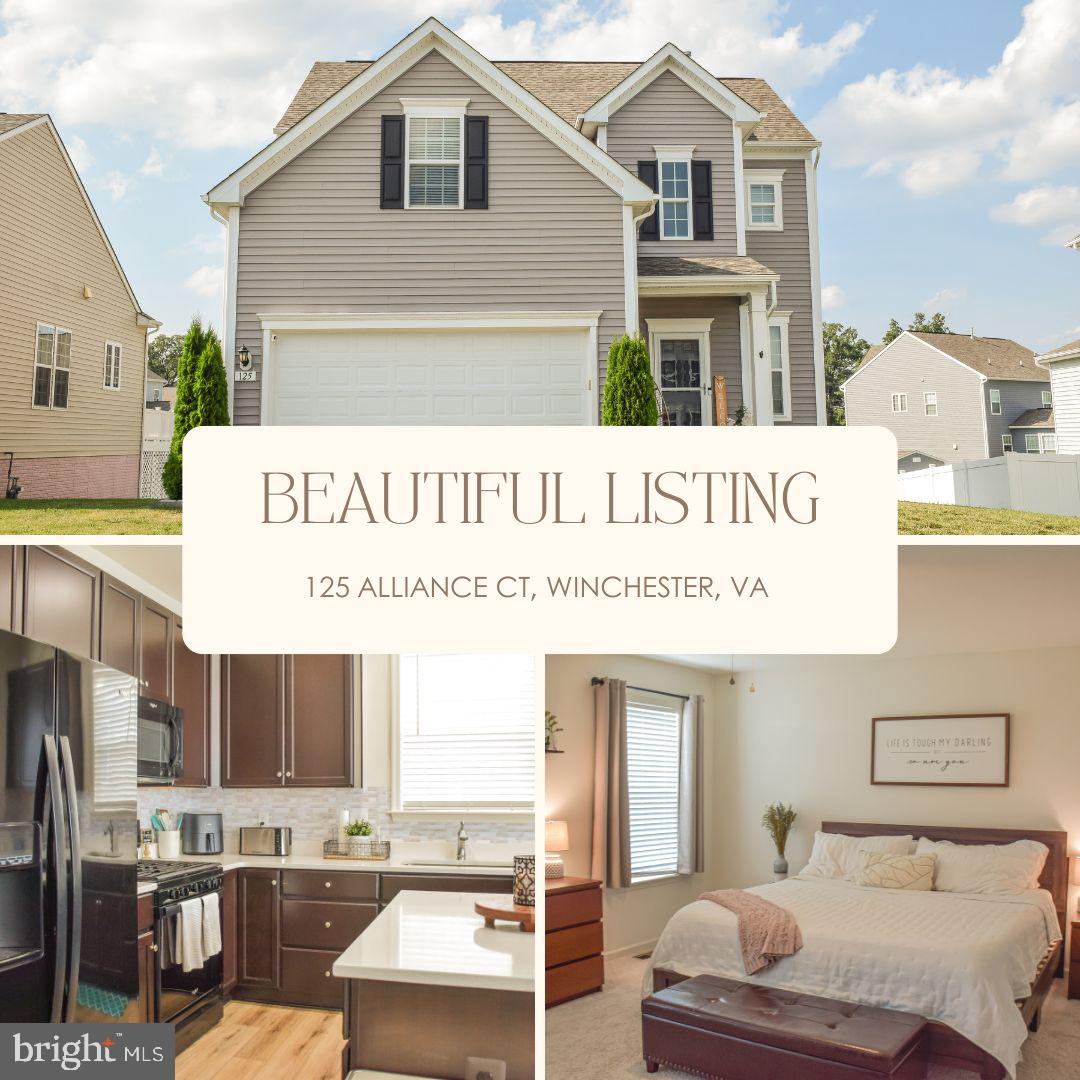 125 ALLIANCE CT, WINCHESTER, Virginia 22602, 4 Bedrooms Bedrooms, ,3 BathroomsBathrooms,Residential,For sale,125 ALLIANCE CT,VAFV2037360 MLS # VAFV2037360