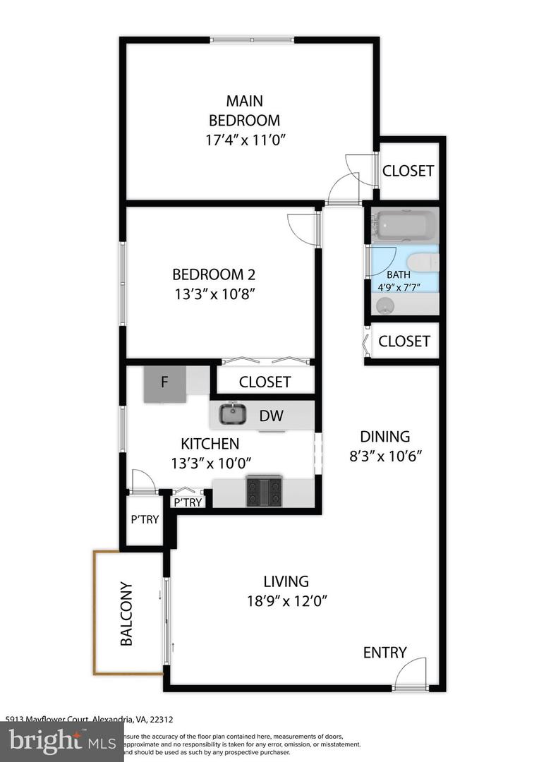 5913 MAYFLOWER CT #101, ALEXANDRIA, Virginia 22312, 2 Bedrooms Bedrooms, 4 Rooms Rooms,1 BathroomBathrooms,Residential,For sale,5913 MAYFLOWER CT #101,VAAX2049352 MLS # VAAX2049352