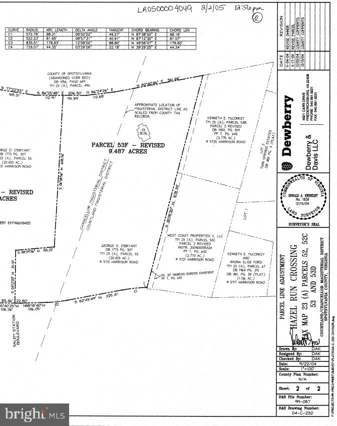 5721 HARRISON RD, FREDERICKSBURG, Virginia 22407, ,Land,For sale,5721 HARRISON RD,VASP2031882 MLS # VASP2031882