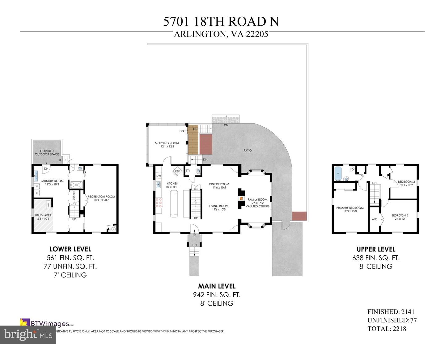 5701 18TH RD N, ARLINGTON, Virginia 22205, 3 Bedrooms Bedrooms, ,2 BathroomsBathrooms,Residential,For sale,5701 18TH RD N,VAAR2064856 MLS # VAAR2064856