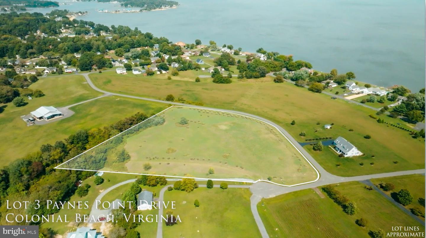 LOT 3 PAYNES POINT DR, COLONIAL BEACH, Virginia 22443, ,Land,For sale,LOT 3 PAYNES POINT DR,VAWE2009816 MLS # VAWE2009816