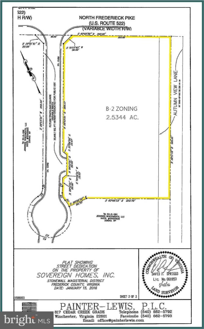 N FREDERICK PIKE, WINCHESTER, Virginia 22603, ,Land,For sale,N FREDERICK PIKE,VAFV2037460 MLS # VAFV2037460