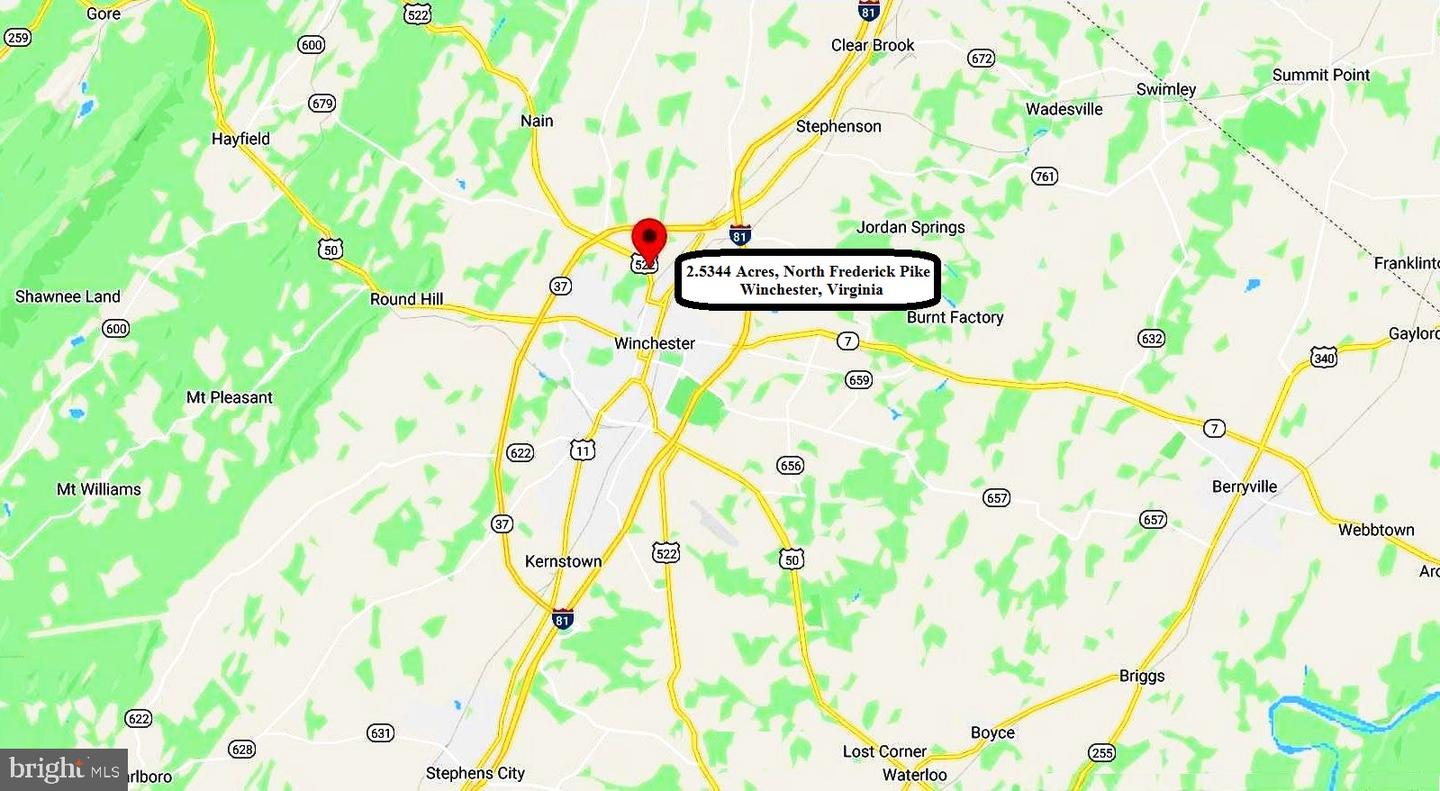 N FREDERICK PIKE, WINCHESTER, Virginia 22603, ,Land,For sale,N FREDERICK PIKE,VAFV2037460 MLS # VAFV2037460