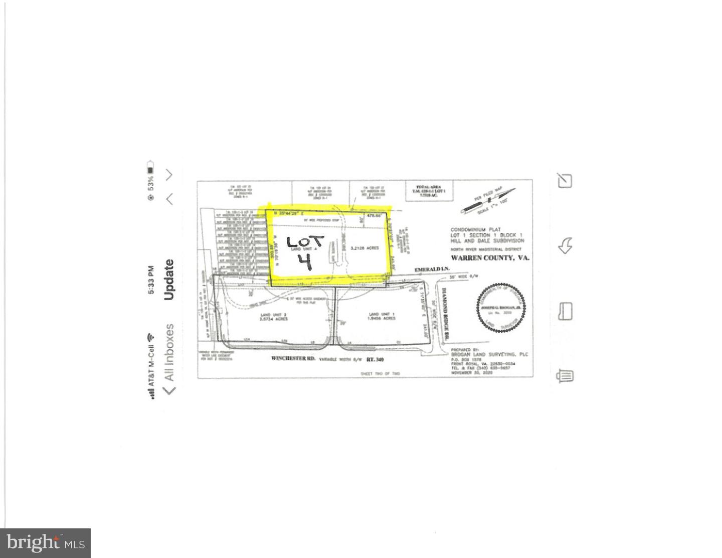 3.07 ACRES WINCHESTER RD, FRONT ROYAL, Virginia 22630, ,Land,For sale,3.07 ACRES WINCHESTER RD,VAWR2012568 MLS # VAWR2012568