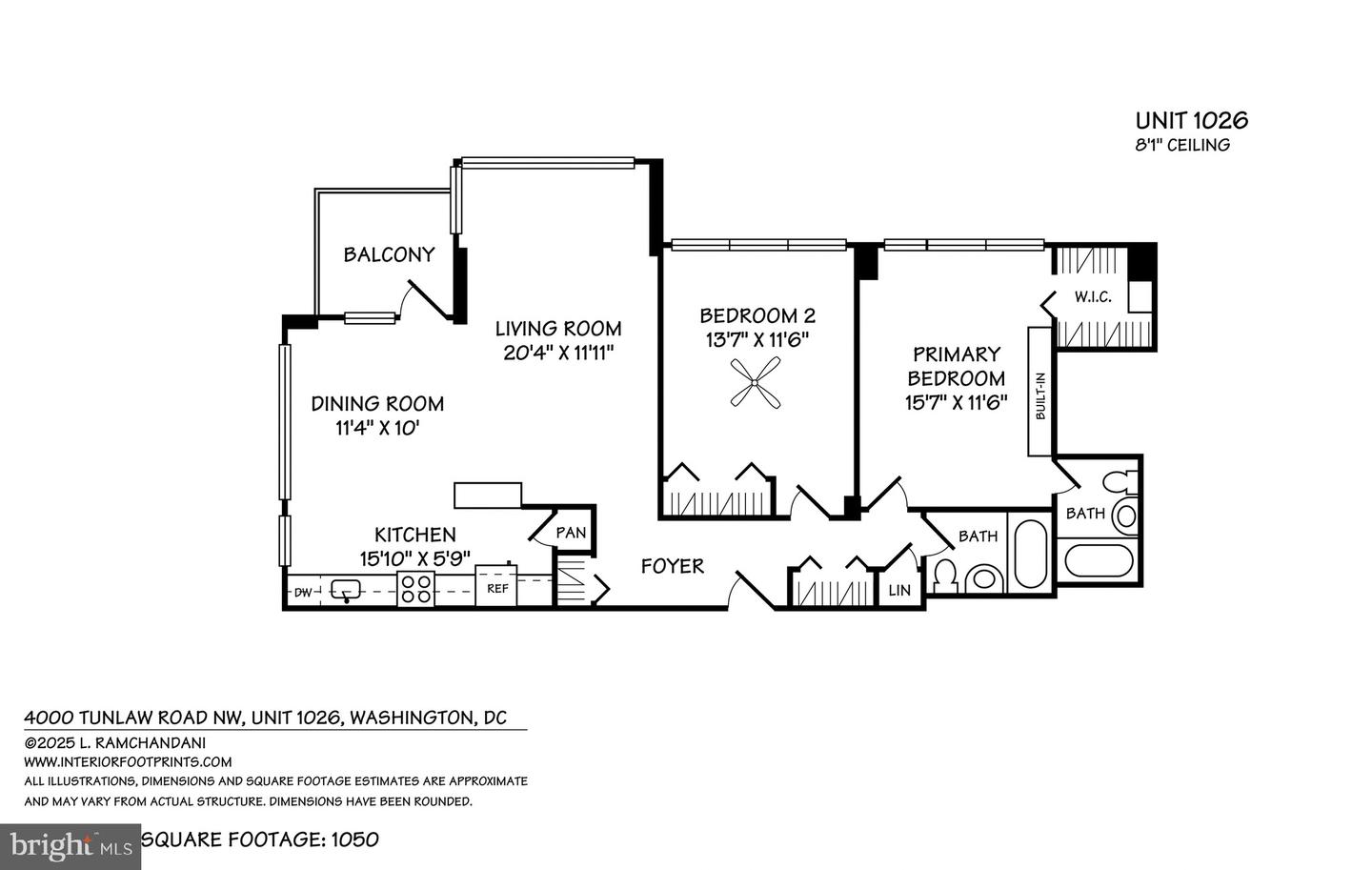 4000 TUNLAW RD NW #1026, WASHINGTON, District Of Columbia 20007, 2 Bedrooms Bedrooms, ,2 BathroomsBathrooms,Residential,For sale,4000 TUNLAW RD NW #1026,DCDC2227466 MLS # DCDC2227466