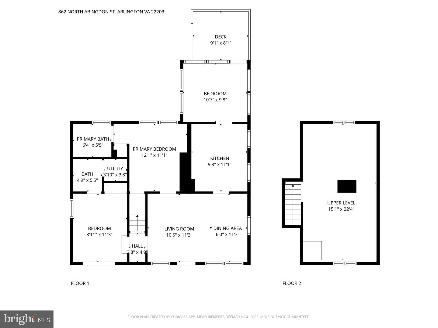 862 N ABINGDON ST, ARLINGTON, Virginia 22203, 3 Bedrooms Bedrooms, ,1 BathroomBathrooms,Residential,For sale,862 N ABINGDON ST,VAAR2065036 MLS # VAAR2065036