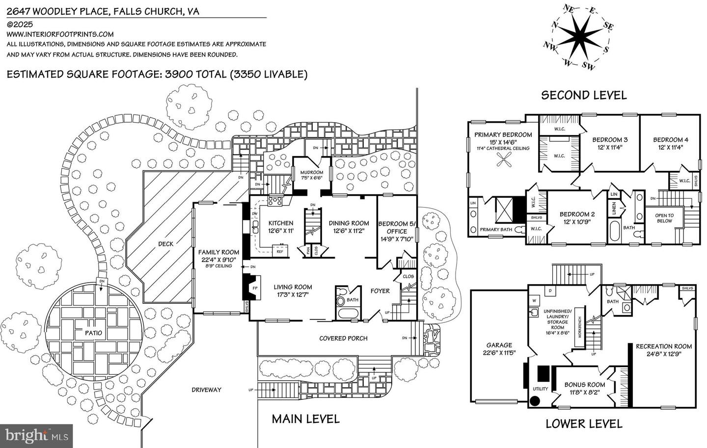 2647 WOODLEY PL, FALLS CHURCH, Virginia 22046, 5 Bedrooms Bedrooms, ,4 BathroomsBathrooms,Residential,For sale,2647 WOODLEY PL,VAFX2275100 MLS # VAFX2275100