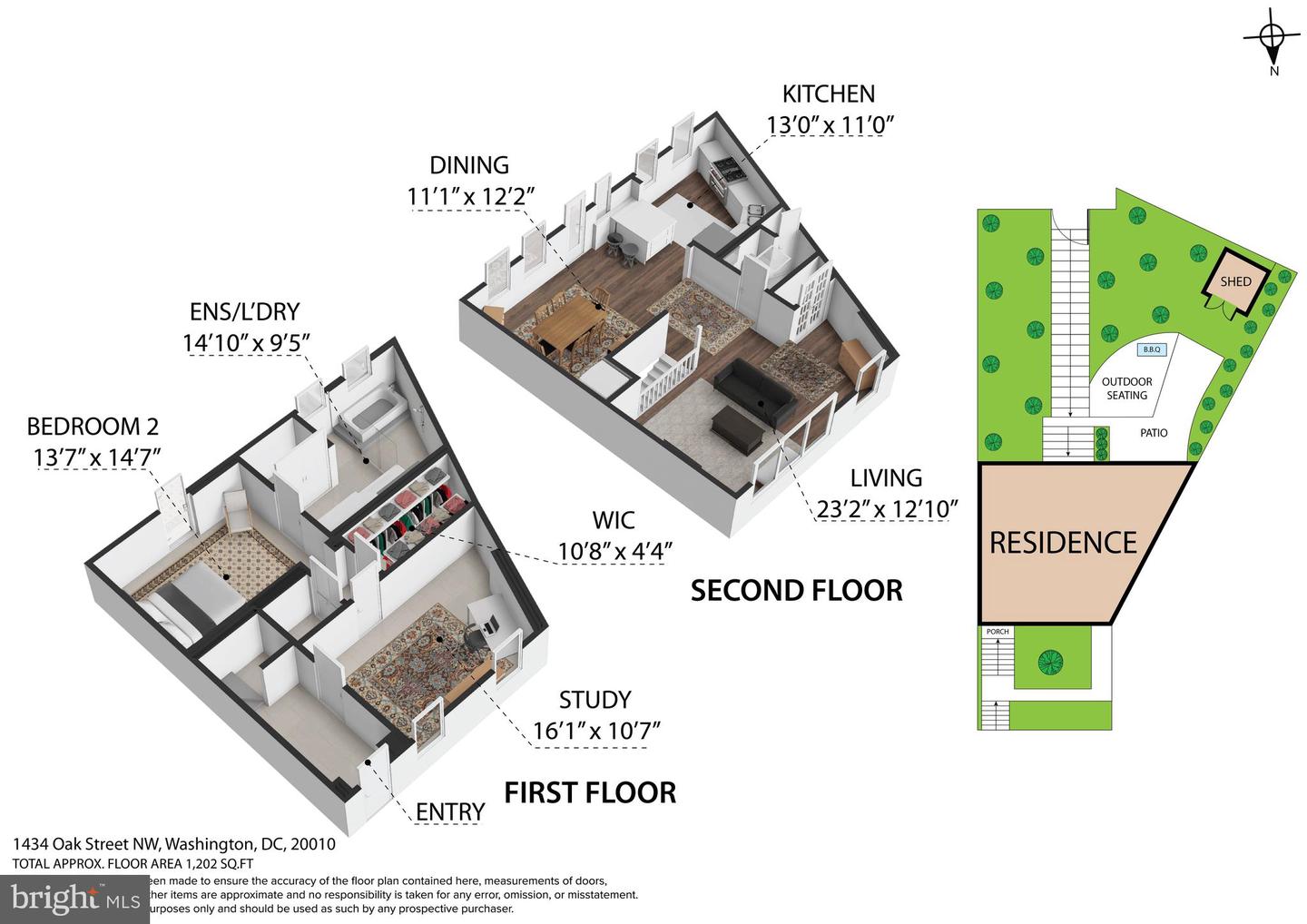 1434 OAK ST NW, WASHINGTON, District Of Columbia 20010, 2 Bedrooms Bedrooms, ,1 BathroomBathrooms,Residential,For sale,1434 OAK ST NW,DCDC2227668 MLS # DCDC2227668