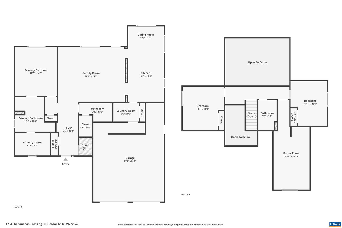 1764 SHENANDOAH CROSSING DR, GORDONSVILLE, Virginia 22942, 3 Bedrooms Bedrooms, ,2 BathroomsBathrooms,Residential,For sale,1764 SHENANDOAH CROSSING DR,670172 MLS # 670172