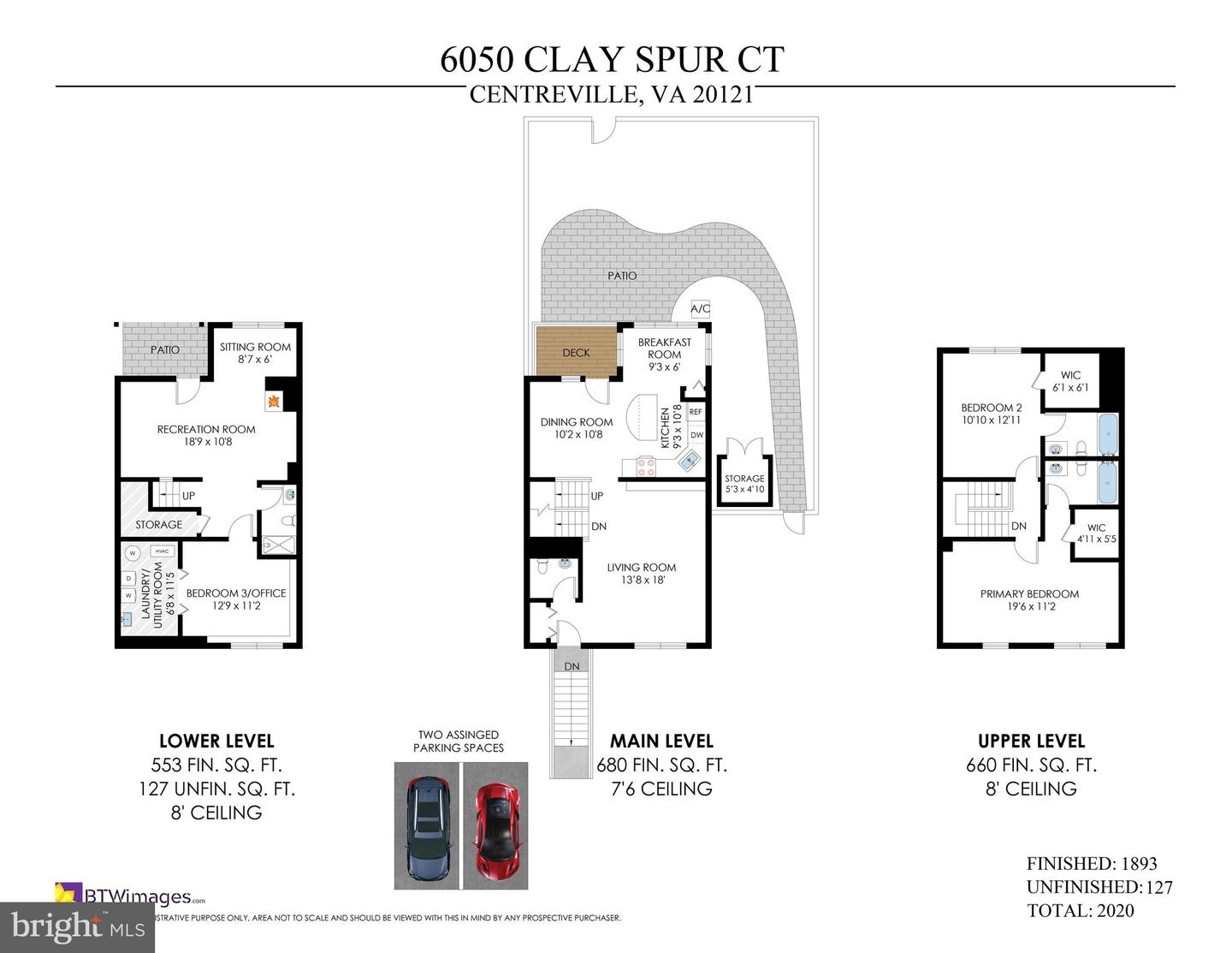 6050 CLAY SPUR CT, CENTREVILLE, Virginia 20121, 3 Bedrooms Bedrooms, 7 Rooms Rooms,3 BathroomsBathrooms,Residential,For sale,6050 CLAY SPUR CT,VAFX2274388 MLS # VAFX2274388