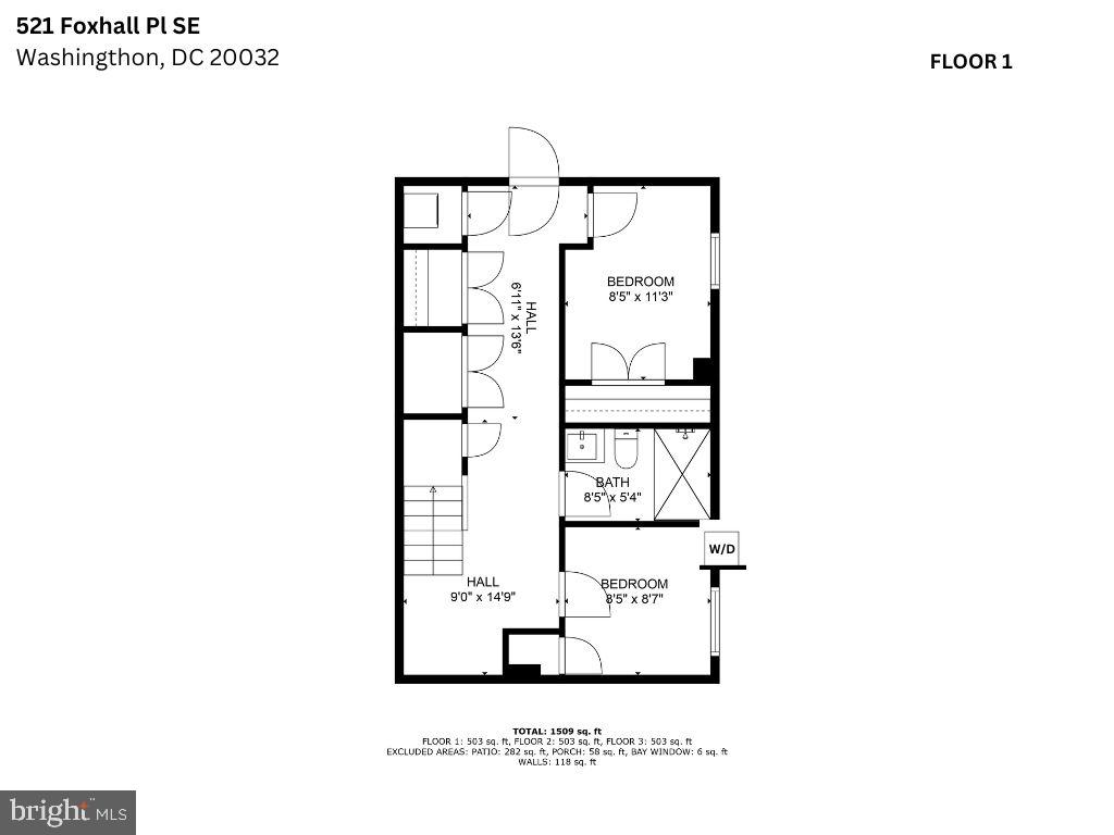521 FOXHALL PL SE, WASHINGTON, District Of Columbia 20032, 4 Bedrooms Bedrooms, ,2 BathroomsBathrooms,Residential,For sale,521 FOXHALL PL SE,DCDC2189454 MLS # DCDC2189454