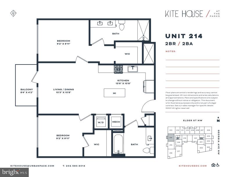 7175 12TH ST NW #214, WASHINGTON, District Of Columbia 20012, 2 Bedrooms Bedrooms, ,2 BathroomsBathrooms,Residential,For sale,7175 12TH ST NW #214,DCDC2228130 MLS # DCDC2228130