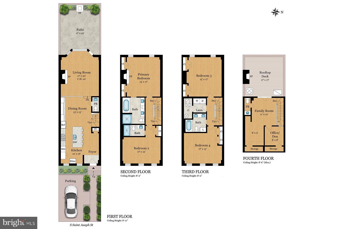 411 S SAINT ASAPH ST, ALEXANDRIA, Virginia 22314, 5 Bedrooms Bedrooms, ,3 BathroomsBathrooms,Residential,For sale,411 S SAINT ASAPH ST,VAAX2051174 MLS # VAAX2051174