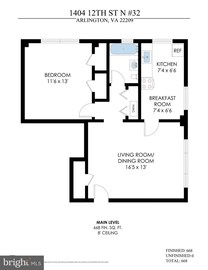 1404 12TH ST N #32, ARLINGTON, Virginia 22209, 1 Bedroom Bedrooms, ,1 BathroomBathrooms,Residential,For sale,1404 12TH ST N #32,VAAR2065002 MLS # VAAR2065002