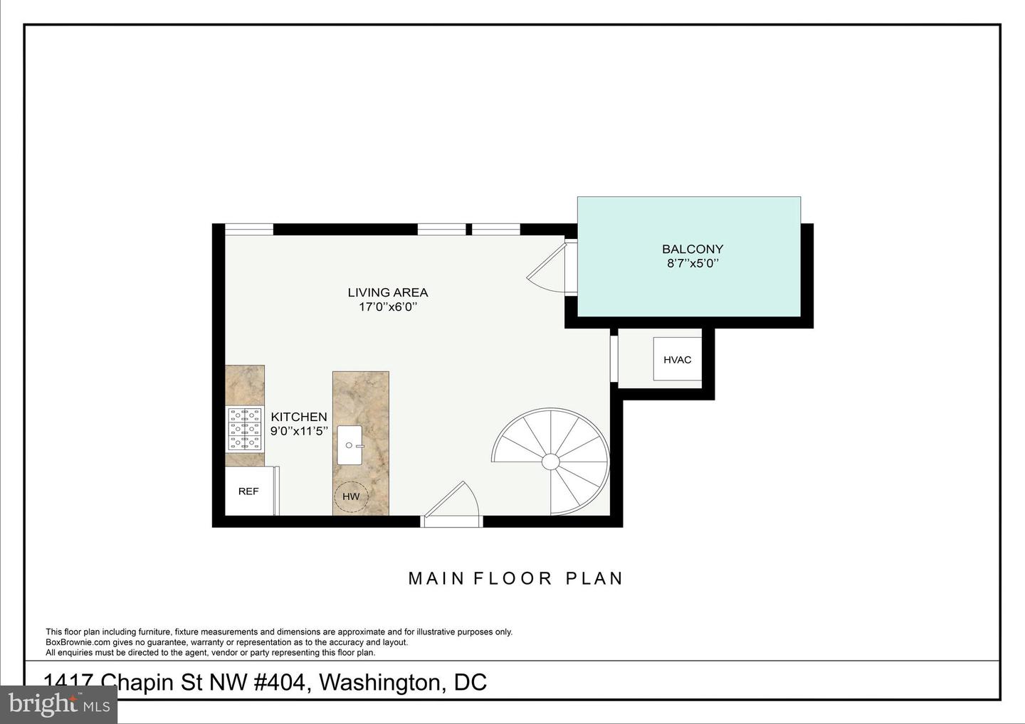 1417 CHAPIN ST NW #404, WASHINGTON, District Of Columbia 20009, 1 Bedroom Bedrooms, ,1 BathroomBathrooms,Residential,For sale,1417 CHAPIN ST NW #404,DCDC2198904 MLS # DCDC2198904
