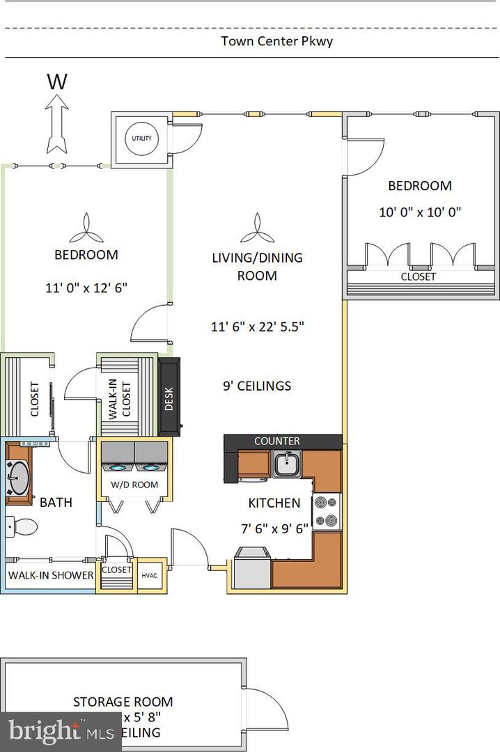 12000 MARKET ST #204, RESTON, Virginia 20190, 2 Bedrooms Bedrooms, ,1 BathroomBathrooms,Residential,For sale,12000 MARKET ST #204,VAFX2265096 MLS # VAFX2265096