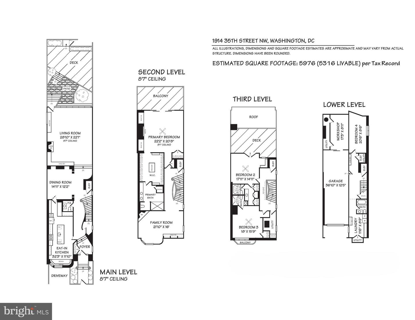 1914 35TH ST NW, WASHINGTON, District Of Columbia 20007, 4 Bedrooms Bedrooms, ,4 BathroomsBathrooms,Residential,For sale,1914 35TH ST NW,DCDC2229436 MLS # DCDC2229436