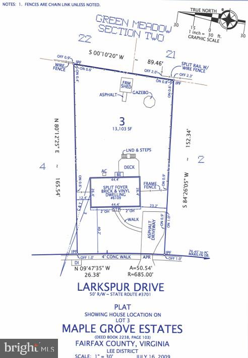 6109 LARKSPUR DR, ALEXANDRIA, Virginia 22310, 4 Bedrooms Bedrooms, ,3 BathroomsBathrooms,Residential,For sale,6109 LARKSPUR DR,VAFX2272962 MLS # VAFX2272962