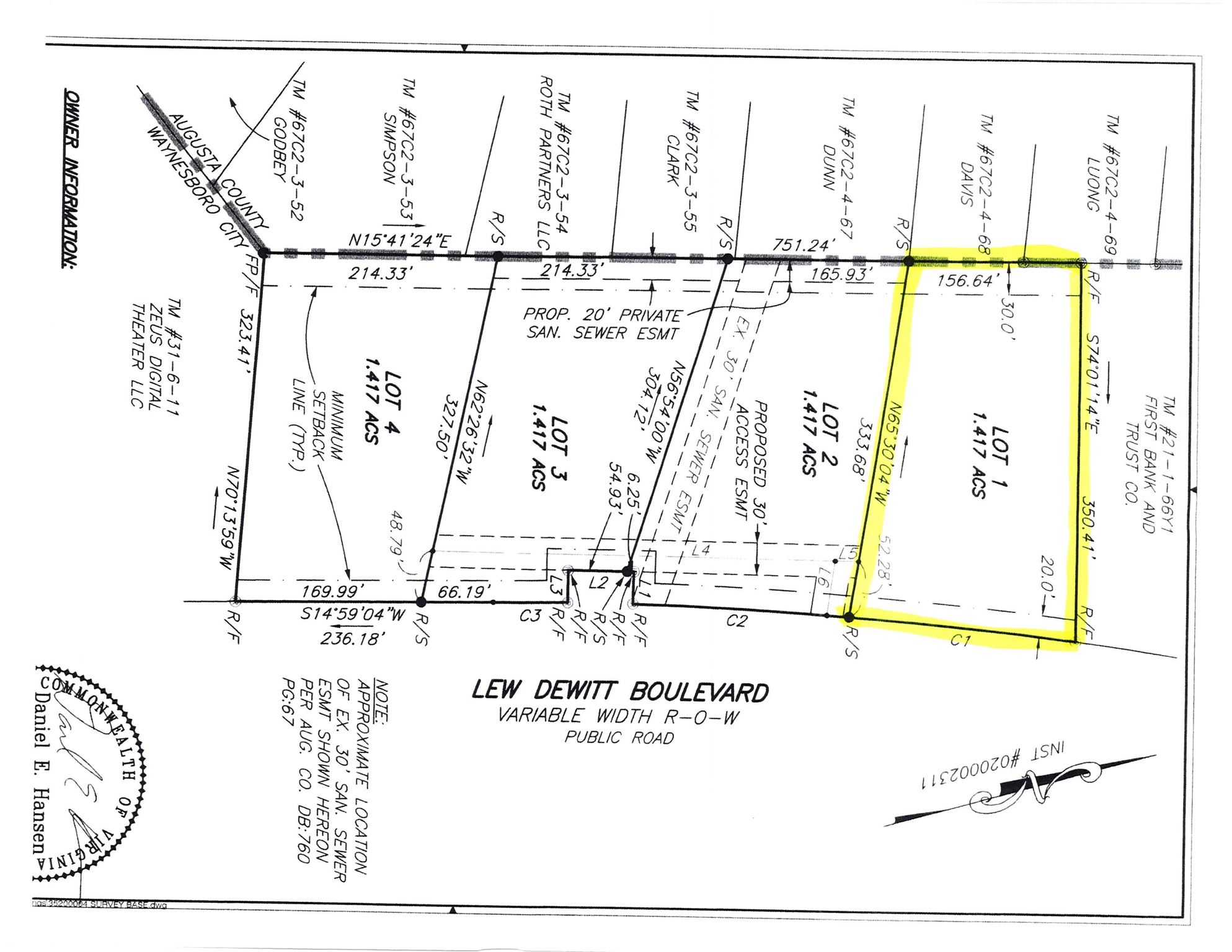 Lot Z1 LEW DEWITT BLVD, WAYNESBORO, Virginia 22980, ,Commercial,Lot Z1 LEW DEWITT BLVD,620934 MLS # 620934 Lot Z1 LEW DEWITT BLVD, WAYNESBORO, Virginia 22980, ,Commercial,Lot Z1 LEW DEWITT BLVD,620934 MLS # 620934