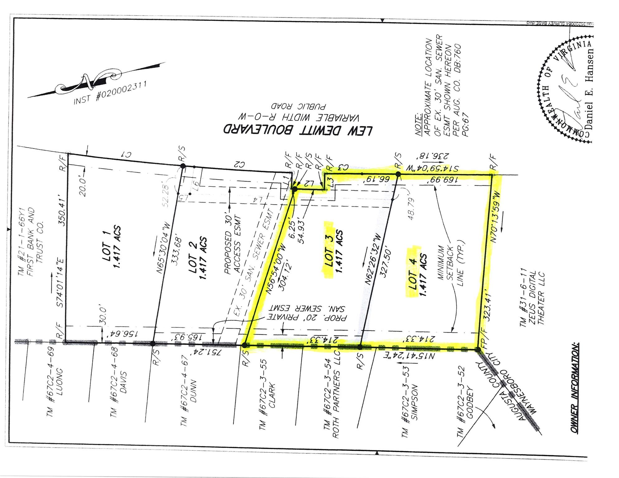 Lot Z3, Z4 LEW DEWITT BLVD, WAYNESBORO, Virginia 22980, ,Commercial,Lot Z3, Z4 LEW DEWITT BLVD,620969 MLS # 620969 Lot Z3, Z4 LEW DEWITT BLVD, WAYNESBORO, Virginia 22980, ,Commercial,Lot Z3, Z4 LEW DEWITT BLVD,620969 MLS # 620969