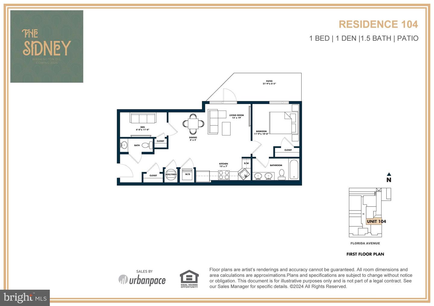 1124 FLORIDA AVE NE #104, WASHINGTON, District Of Columbia 20002, 1 Bedroom Bedrooms, ,1 BathroomBathrooms,Residential,For sale,1124 FLORIDA AVE NE #104,DCDC2230394 MLS # DCDC2230394