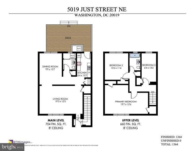 5019 JUST ST NE, WASHINGTON, District Of Columbia 20019, 3 Bedrooms Bedrooms, ,1 BathroomBathrooms,Residential,For sale,5019 JUST ST NE,DCDC2230680 MLS # DCDC2230680