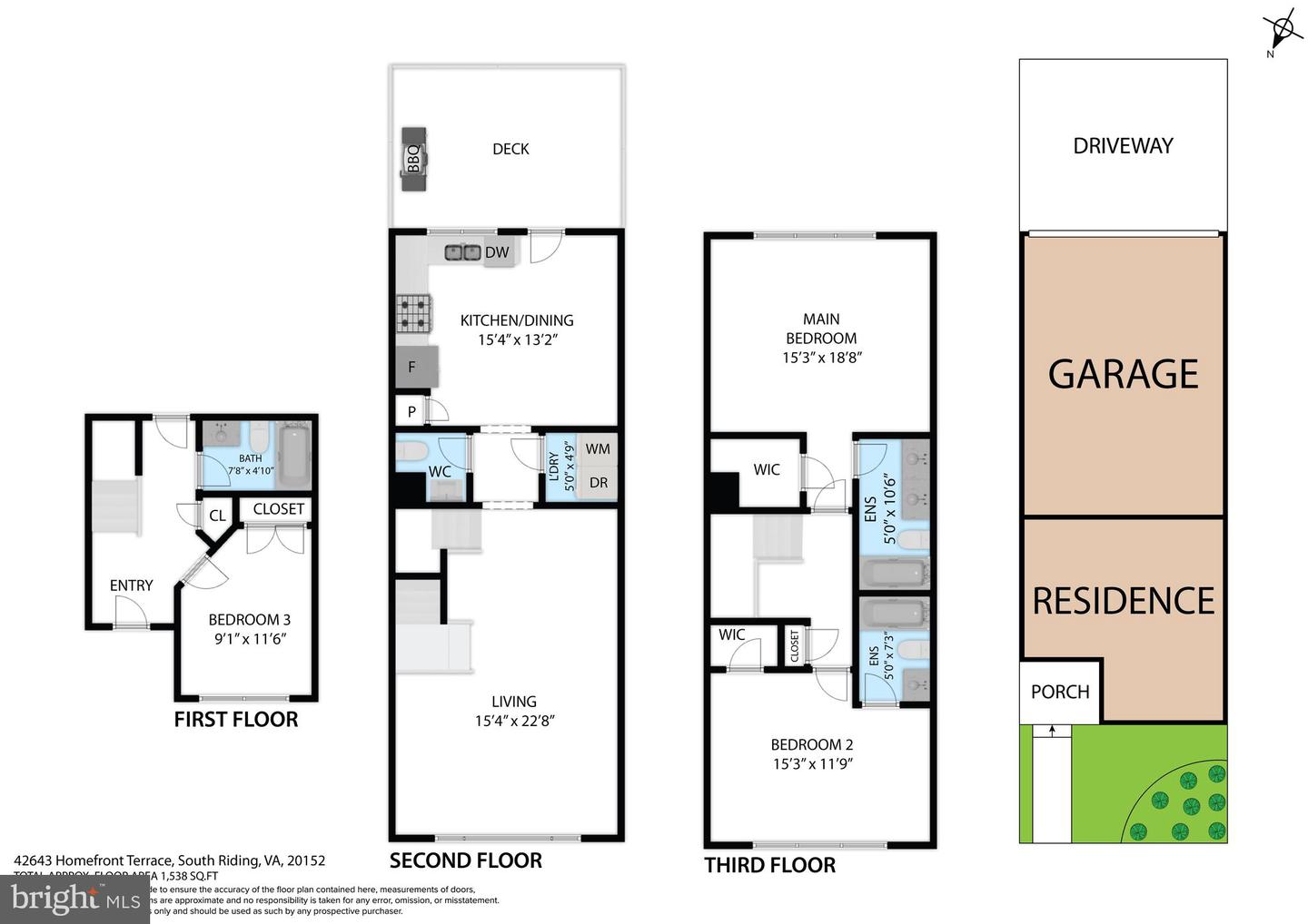 42643 HOMEFRONT TER, CHANTILLY, Virginia 20152, 3 Bedrooms Bedrooms, 3 Rooms Rooms,3 BathroomsBathrooms,Residential,For sale,42643 HOMEFRONT TER,VALO2110710 MLS # VALO2110710