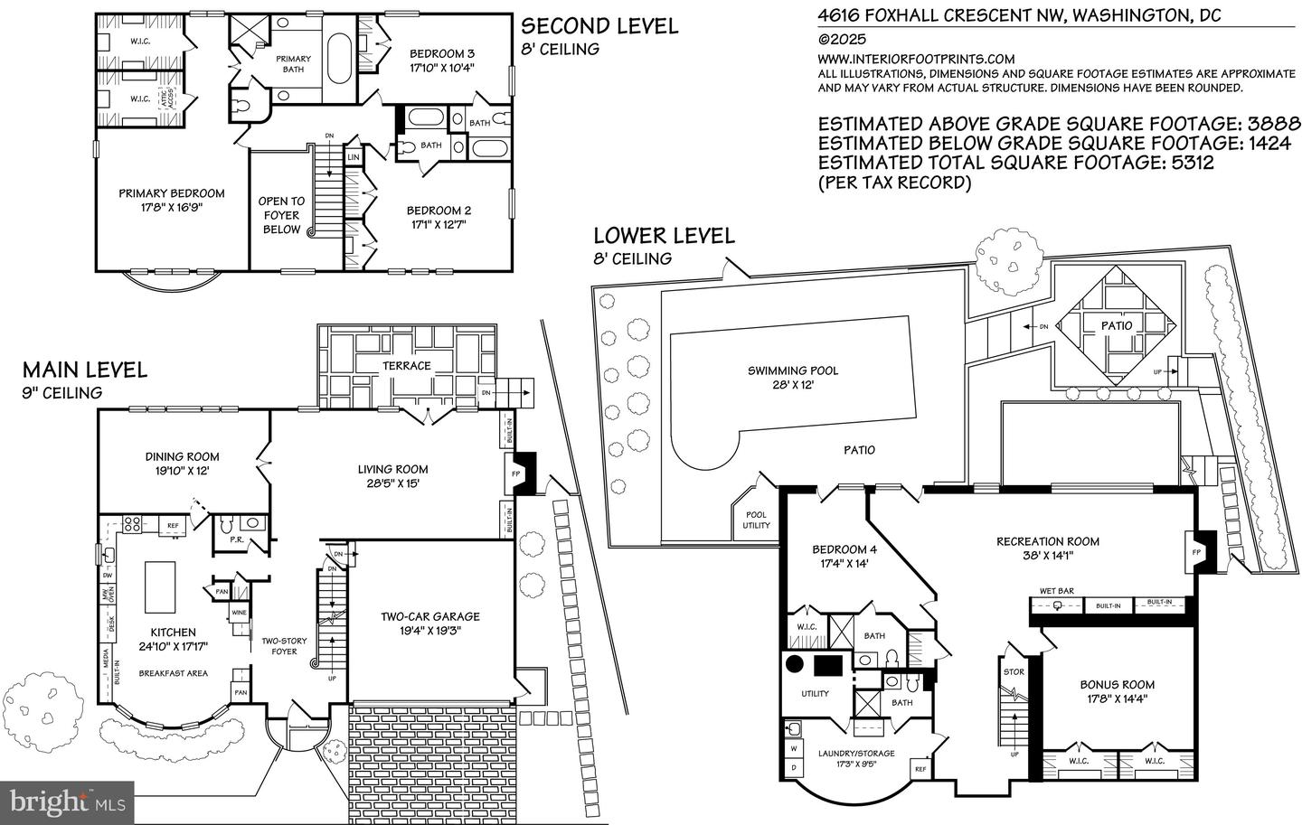 4616 FOXHALL CRES NW, WASHINGTON, District Of Columbia 20007, 4 Bedrooms Bedrooms, ,5 BathroomsBathrooms,Residential,For sale,4616 FOXHALL CRES NW,DCDC2230828 MLS # DCDC2230828