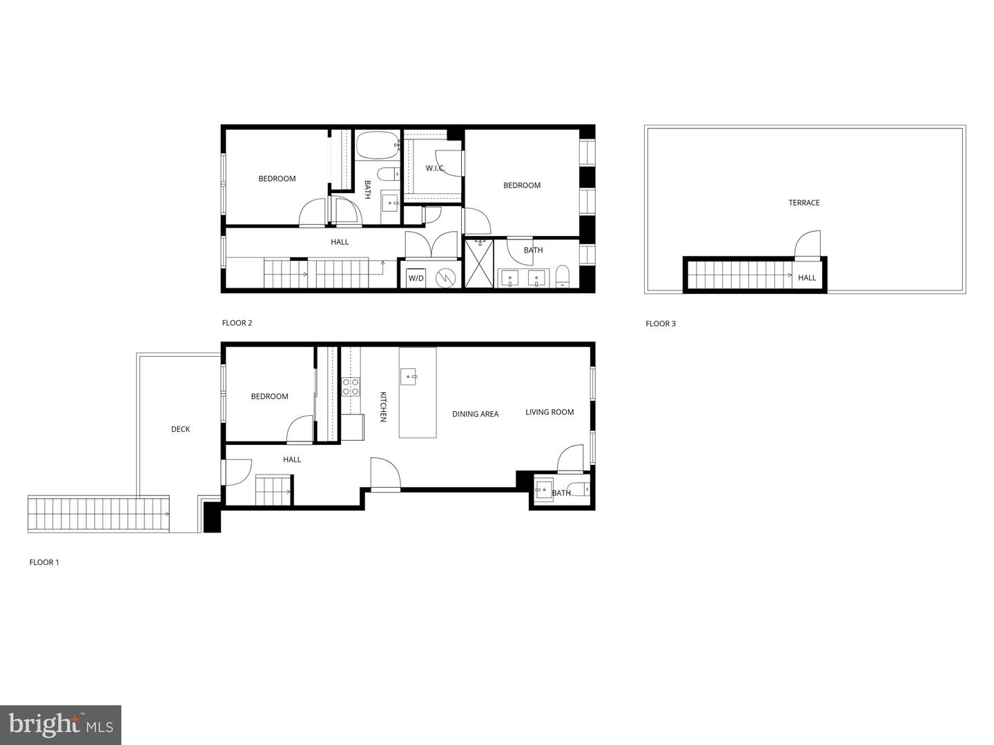 2647 41ST ST NW #4, WASHINGTON, District Of Columbia 20007, 3 Bedrooms Bedrooms, ,2 BathroomsBathrooms,Residential,For sale,2647 41ST ST NW #4,DCDC2230774 MLS # DCDC2230774