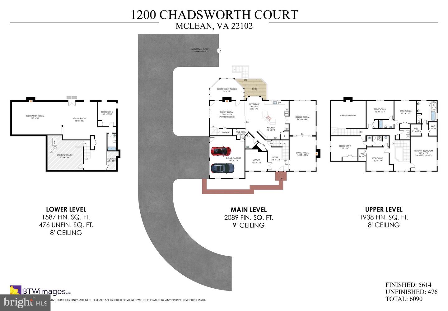 1200 CHADSWORTH CT, MCLEAN, Virginia 22102, 6 Bedrooms Bedrooms, ,4 BathroomsBathrooms,Residential,For sale,1200 CHADSWORTH CT,VAFX2275224 MLS # VAFX2275224