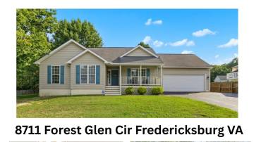 8711 FOREST GLEN CIR, FREDERICKSBURG, Virginia 22407, 3 Bedrooms Bedrooms, ,2 BathroomsBathrooms,Residential,For sale,8711 FOREST GLEN CIR,VASP2037538 MLS # VASP2037538