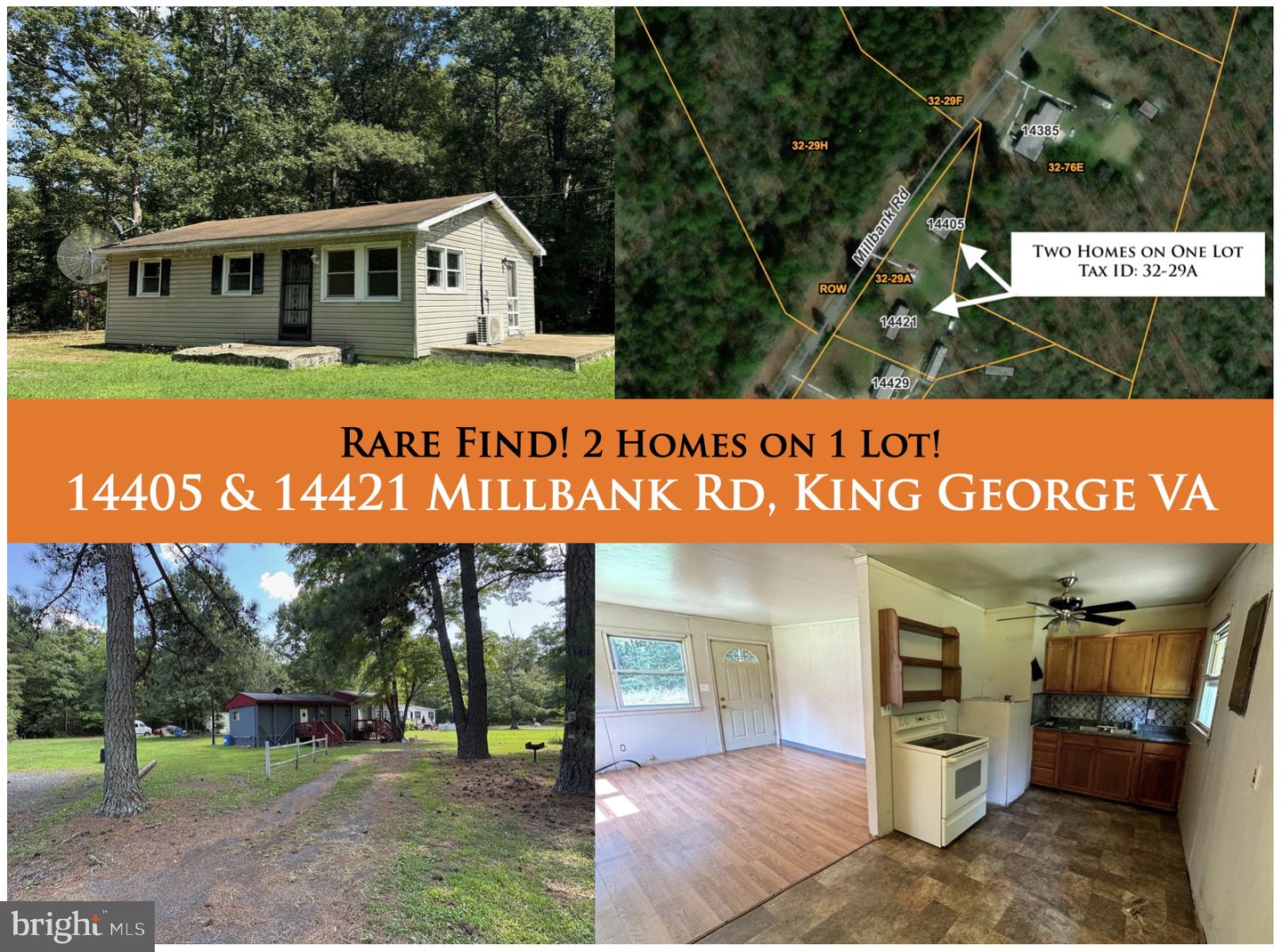 14405 MILLBANK RD, KING GEORGE, Virginia 22485, 5 Bedrooms Bedrooms, ,2 BathroomsBathrooms,Residential,For sale,14405 MILLBANK RD,VAKG2006976 MLS # VAKG2006976