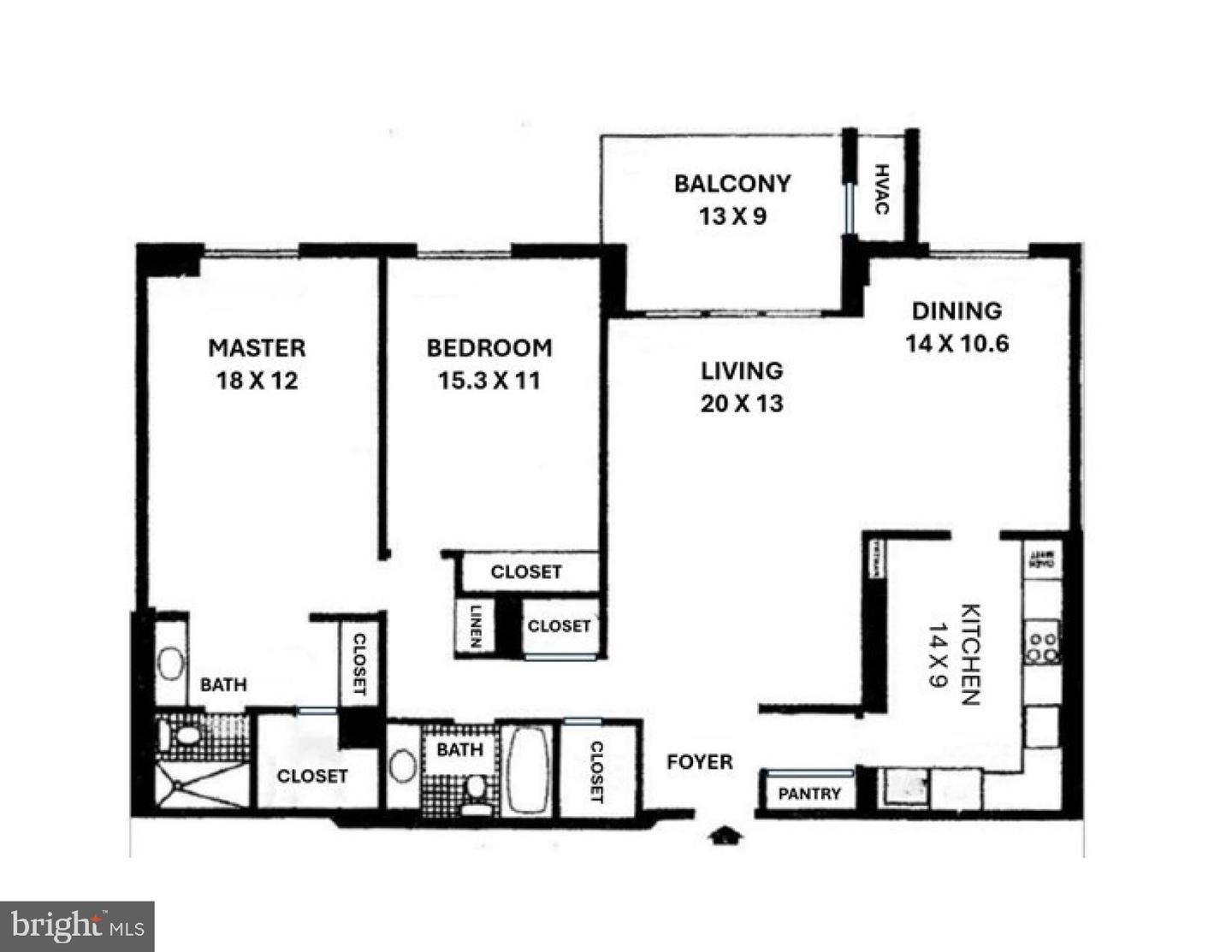 203 YOAKUM PKWY #1807, ALEXANDRIA, Virginia 22304, 2 Bedrooms Bedrooms, ,2 BathroomsBathrooms,Residential,For sale,203 YOAKUM PKWY #1807,VAAX2051600 MLS # VAAX2051600