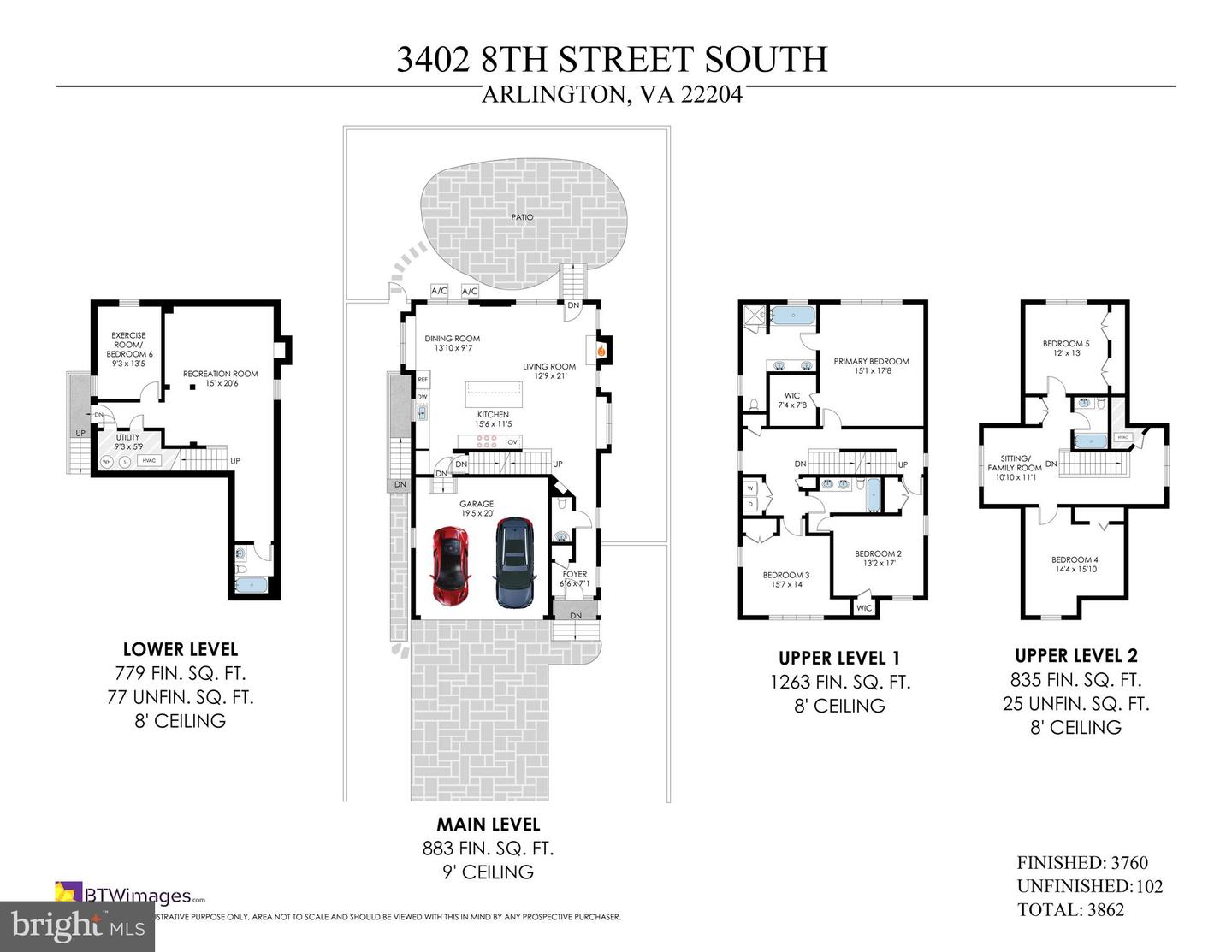 3402 8TH ST S, ARLINGTON, Virginia 22204, 5 Bedrooms Bedrooms, ,4 BathroomsBathrooms,Residential,For sale,3402 8TH ST S,VAAR2065930 MLS # VAAR2065930
