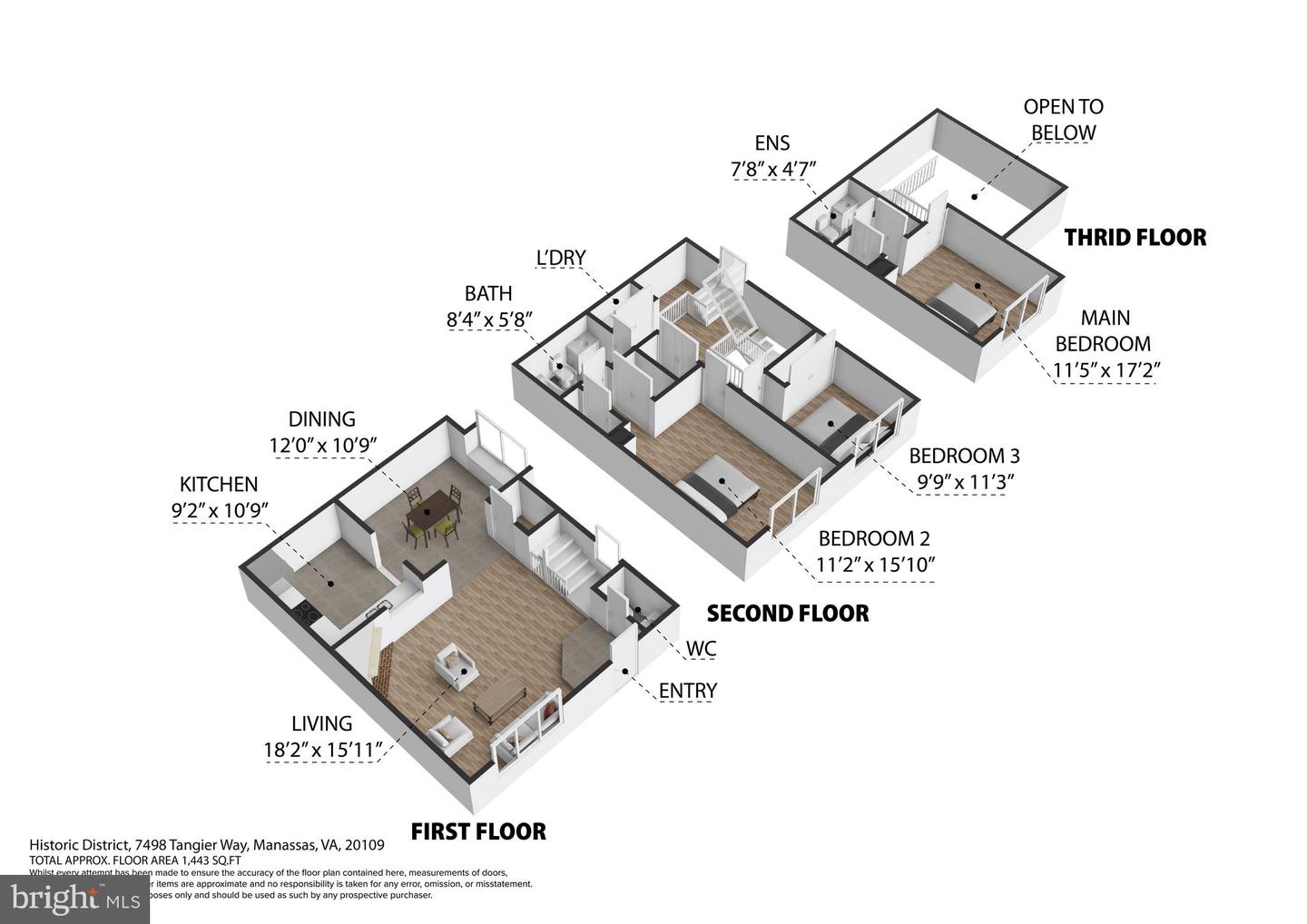 7498 TANGIER WAY, MANASSAS, Virginia 20109, 3 Bedrooms Bedrooms, ,2 BathroomsBathrooms,Residential,For sale,7498 TANGIER WAY,VAPW2107722 MLS # VAPW2107722