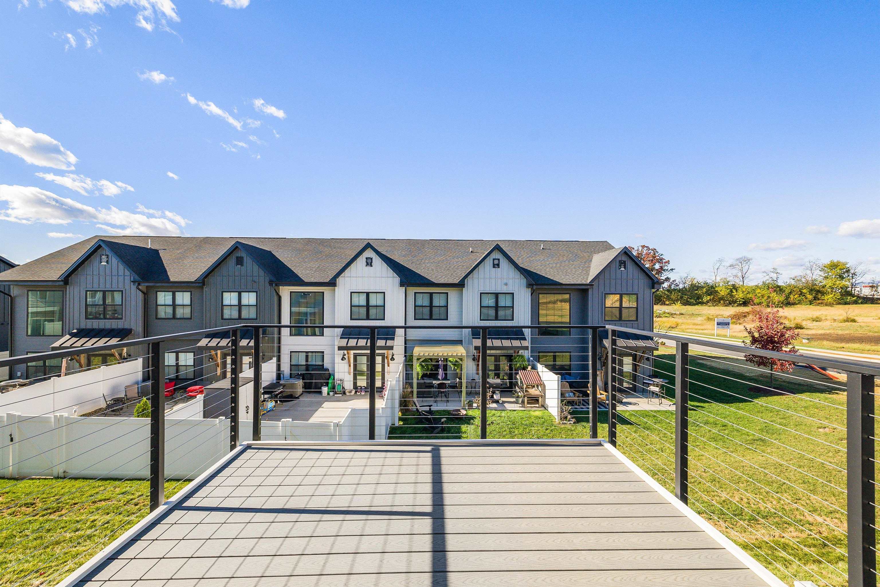 Optional rooftop deck upgrade can be added off the primary suite featuring composite decking and sleek cable railing. Optional rooftop deck upgrade can be added off the primary suite featuring composite decking and sleek cable railing.