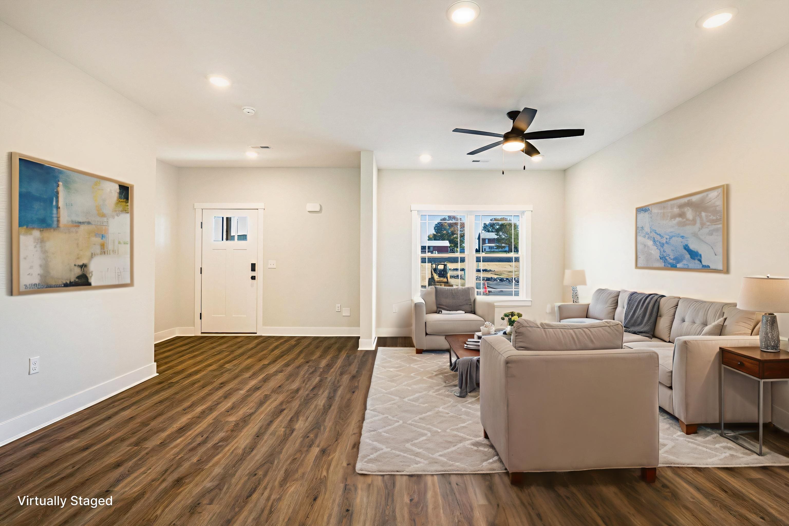 Living Room View From Kitchen w/Virtual Staging Living Room View From Kitchen w/Virtual Staging