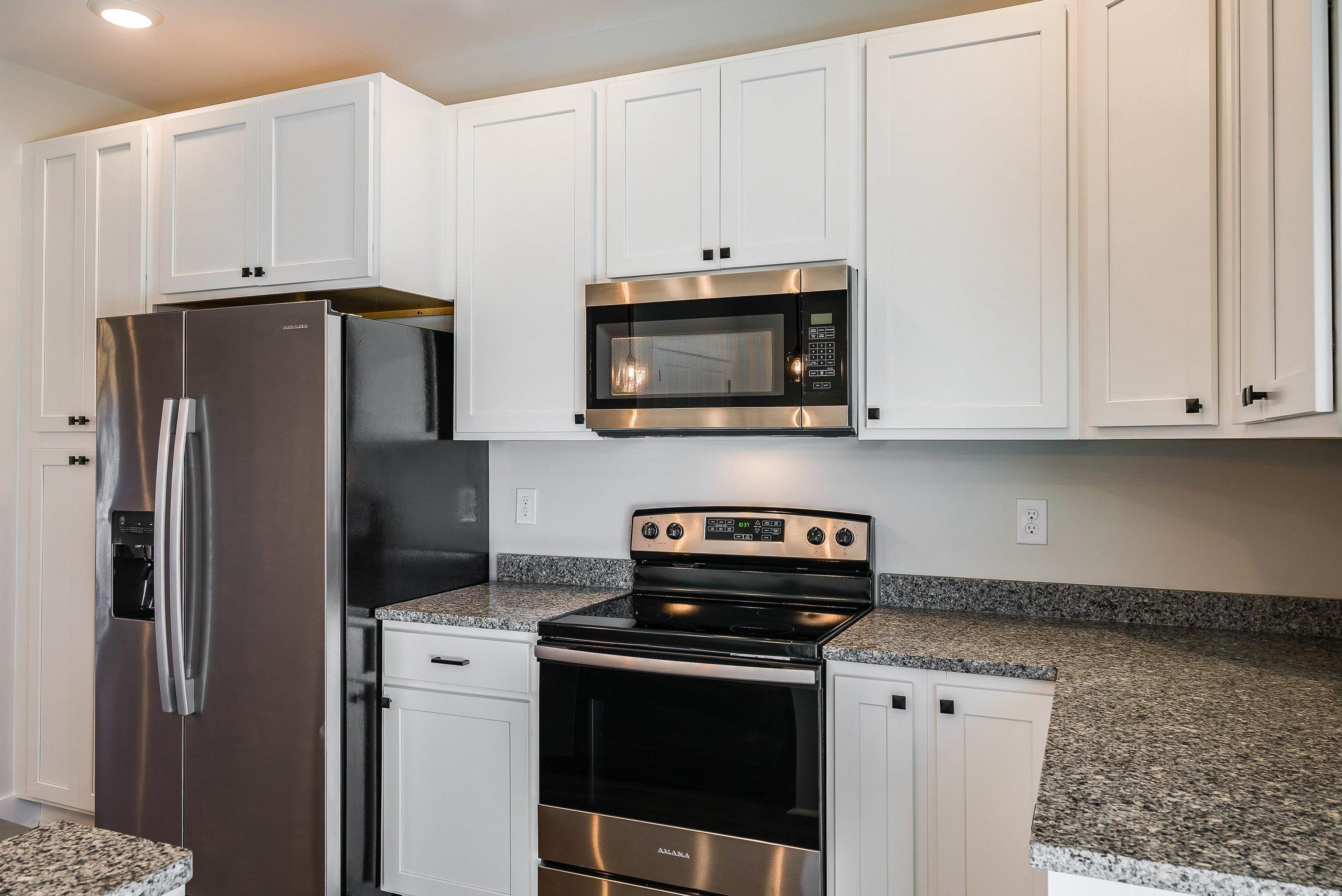 Abundant cabinetry, including a pantry cabinet, and stainless steel appliances! Abundant cabinetry, including a pantry cabinet, and stainless steel appliances!