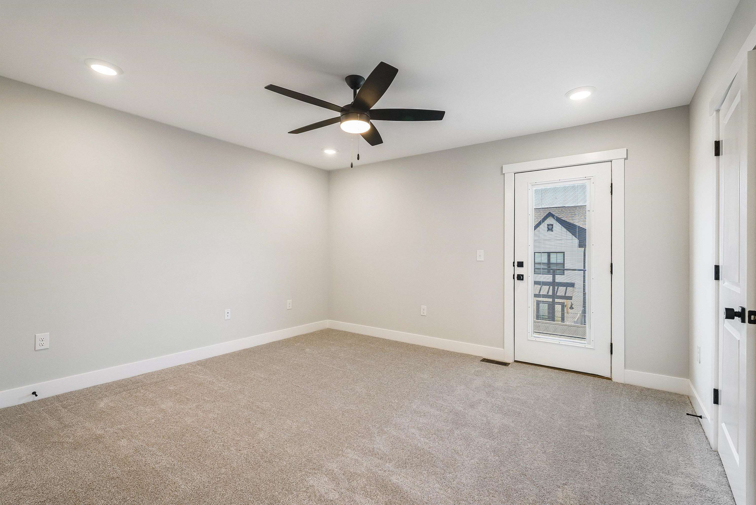 Spacious primary bedroom has 2 walk in closets and an en suite bath. Spacious primary bedroom has 2 walk in closets and an en suite bath.