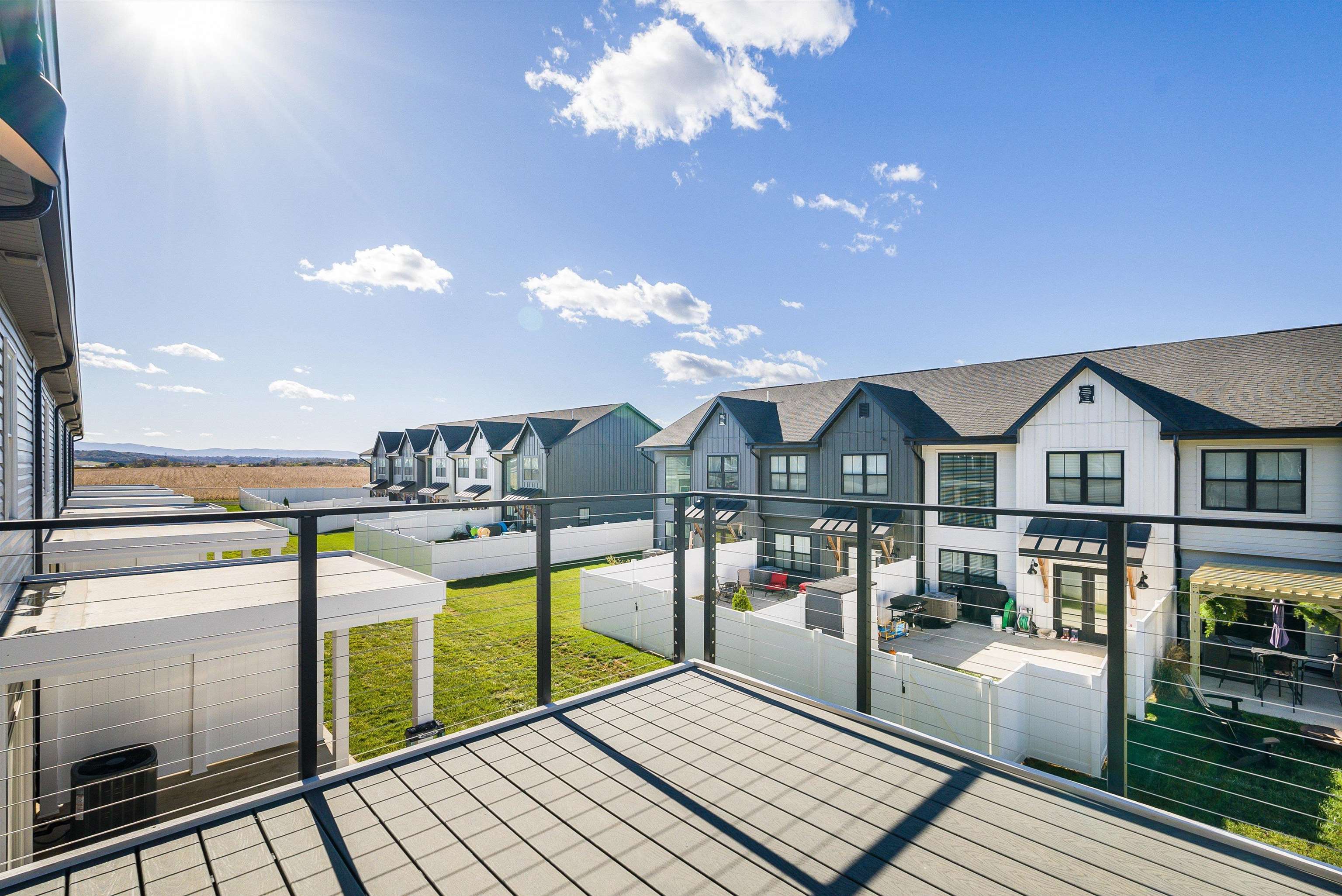 Optional rooftop deck upgrade can be added off the primary suite featuring composite decking and sleek cable railing. Optional rooftop deck upgrade can be added off the primary suite featuring composite decking and sleek cable railing.
