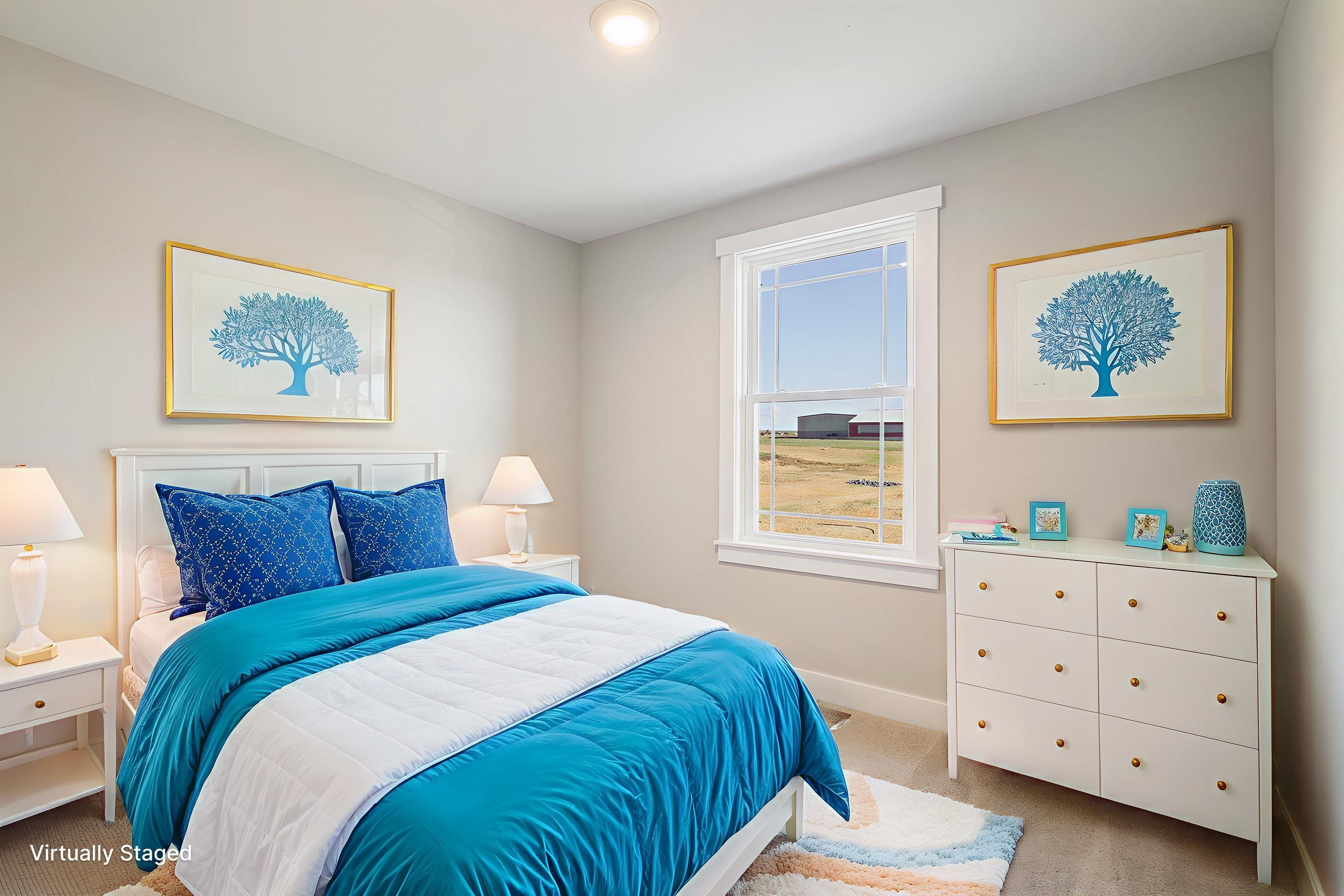 3rd Bedroom virtually staged as bedroom 3rd Bedroom virtually staged as bedroom