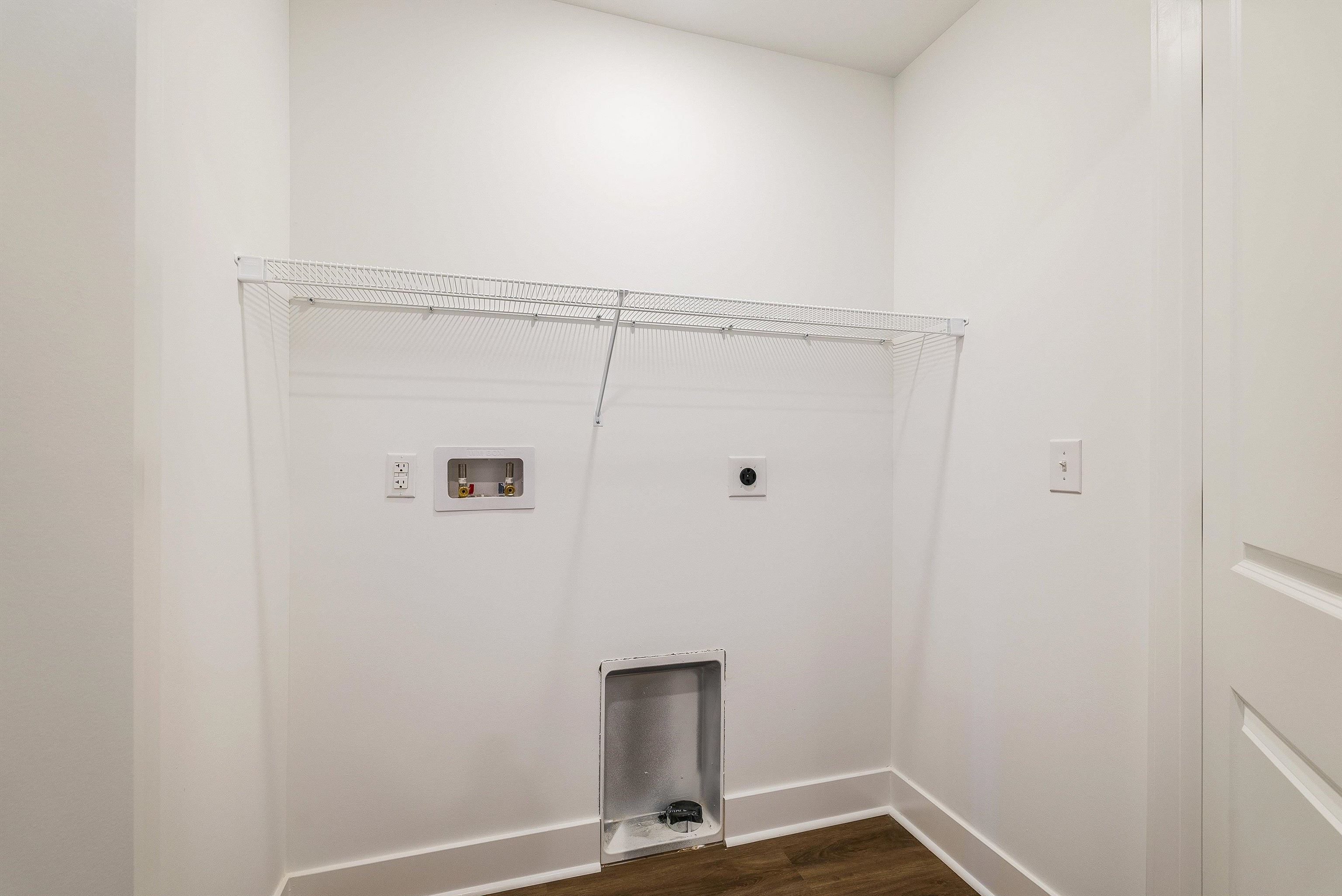 Laundry room is upstairs in the hallway Laundry room is upstairs in the hallway