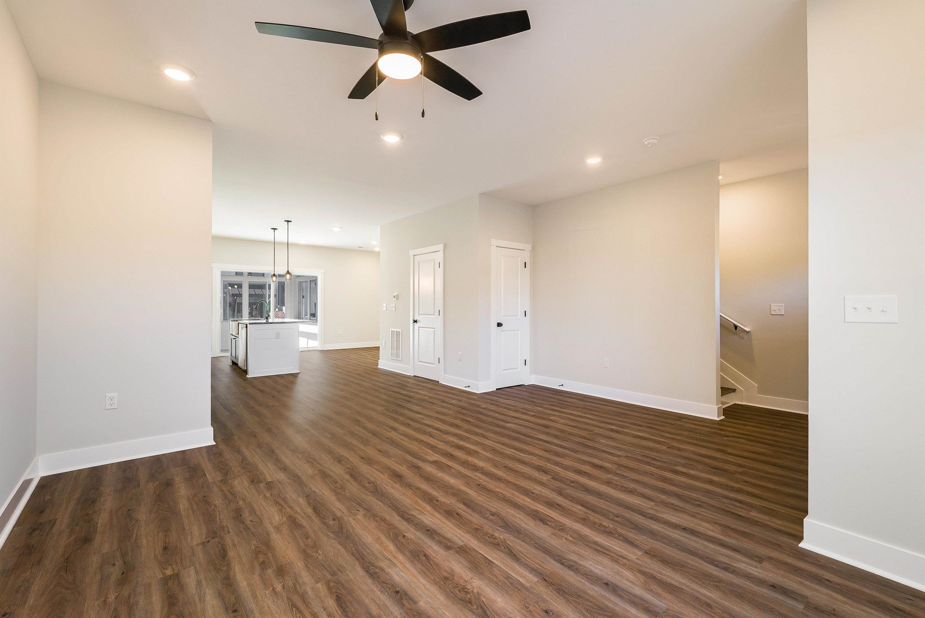 Living Room to Kitchen Living Room to Kitchen