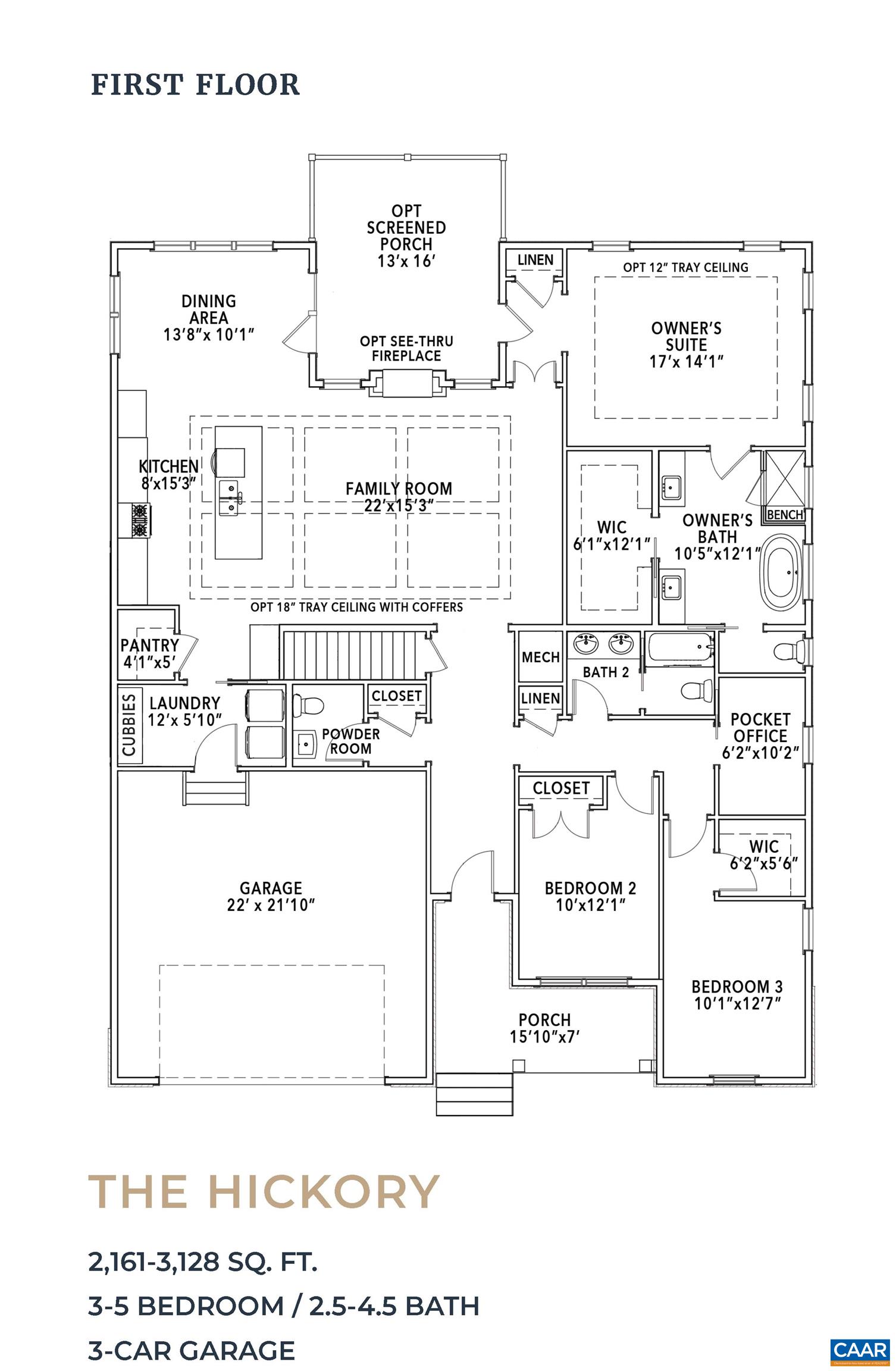 L1-64C BEAR ISLAND PKWY, ZION CROSSROADS, Virginia 22942, 3 Bedrooms Bedrooms, ,2 BathroomsBathrooms,Residential,The Hickory to-be-built home on slab, Elevation C,L1-64C BEAR ISLAND PKWY,671095 MLS # 671095