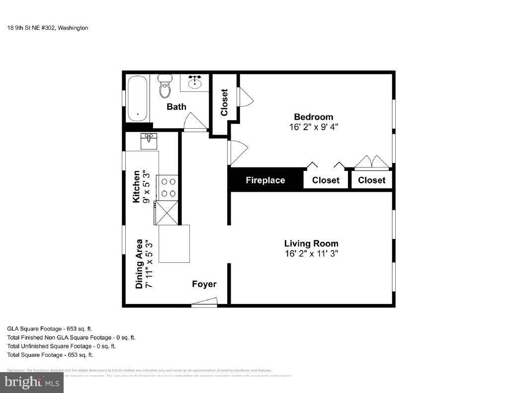 18 9TH ST NE #302, WASHINGTON, District Of Columbia 20002, 1 Bedroom Bedrooms, ,1 BathroomBathrooms,Residential,For sale,18 9TH ST NE #302,DCDC2231158 MLS # DCDC2231158
