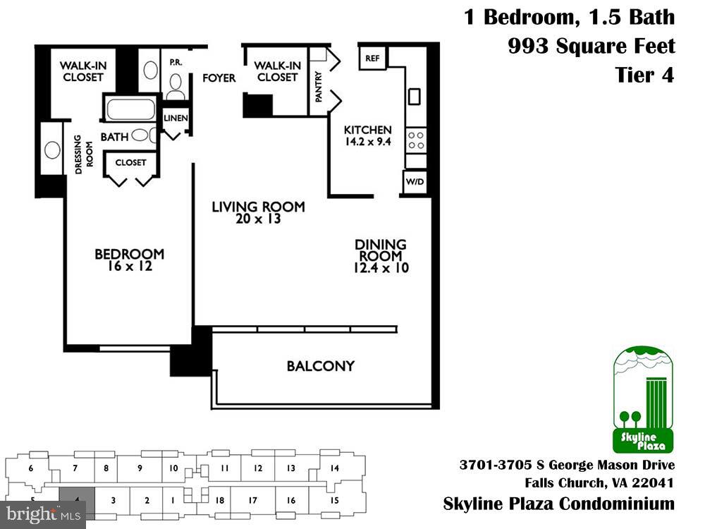 3701 S GEORGE MASON DR #904N, FALLS CHURCH, Virginia 22041, 1 Bedroom Bedrooms, ,1 BathroomBathrooms,Residential,For sale,3701 S GEORGE MASON DR #904N,VAFX2279410 MLS # VAFX2279410